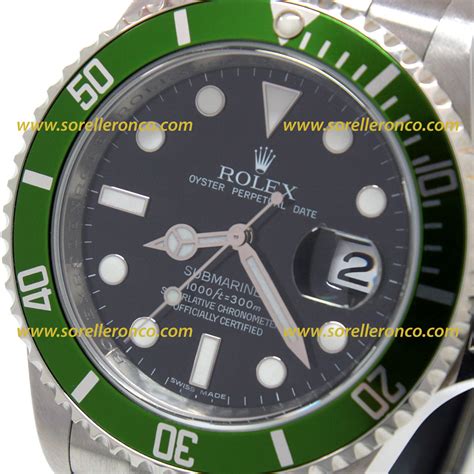 rolex centenario ghiera verde|rolex 16610lv reference.